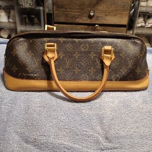 Louis Vuitton Monogram Brown and Tan Handbag